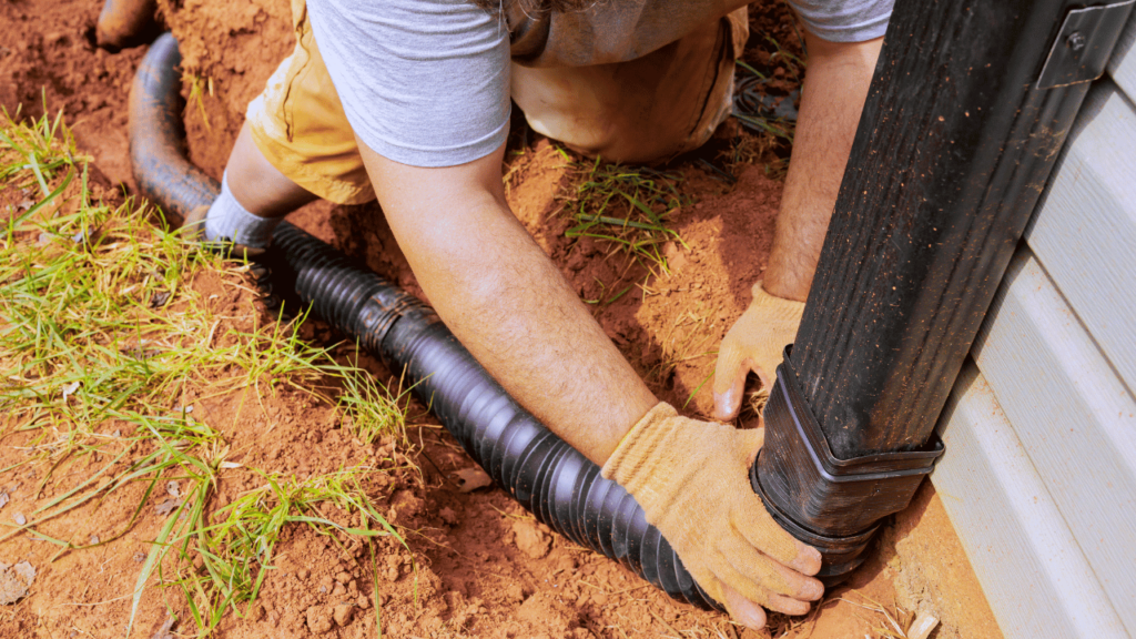 Proper Downspout Extension Installation Greensboro